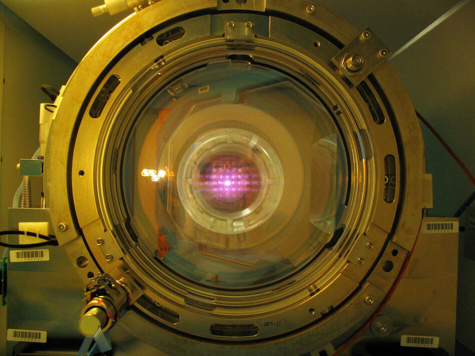 University of Rochester owns one of the highest energy lasers for inertial confinement fusion research, the OMEGA laser. The school has been central to the development of new technologies. (http://www.flickr.com/photos/79262083@N00/34144569/)