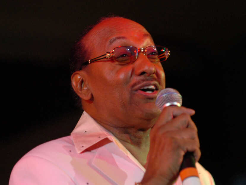 Abdul "Duke" Fakir of the Four Tops performs in Detroit in February 2006.
