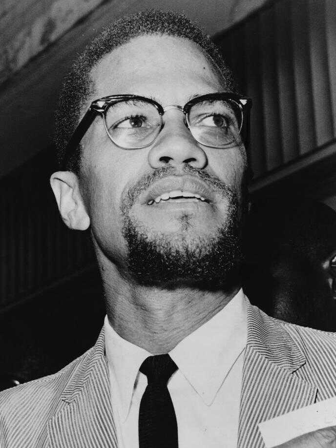 malcolm x speaking