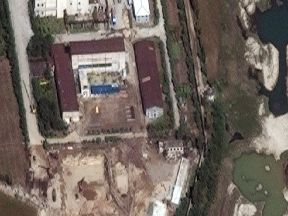 This satellite image provided by DigitalGlobe, taken in 2010, shows the Yongbyon nuclear complex in North Korea. The Institute for Science and International Security monitors satellite images for updates to nuclear facilities. (DigtialGlobe/AP)