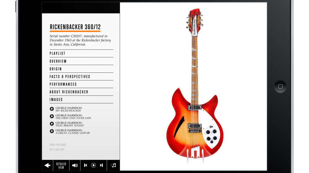 New App Explores Harrison's Guitar Collection All