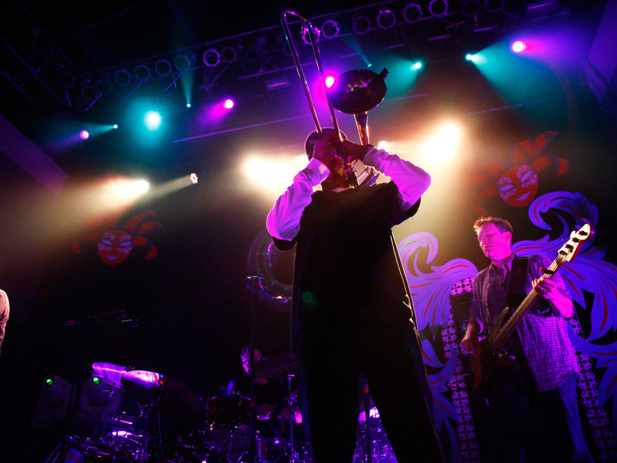 Galactic performs at the 9:30 Club in Washington, D.C. on Feb. 23, 2012. (NPR)