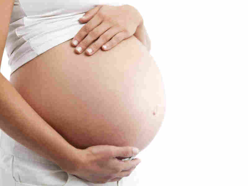 Pregnant woman's belly
