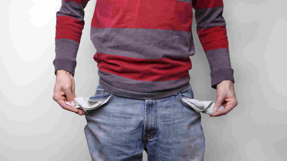 Empty pockets.
