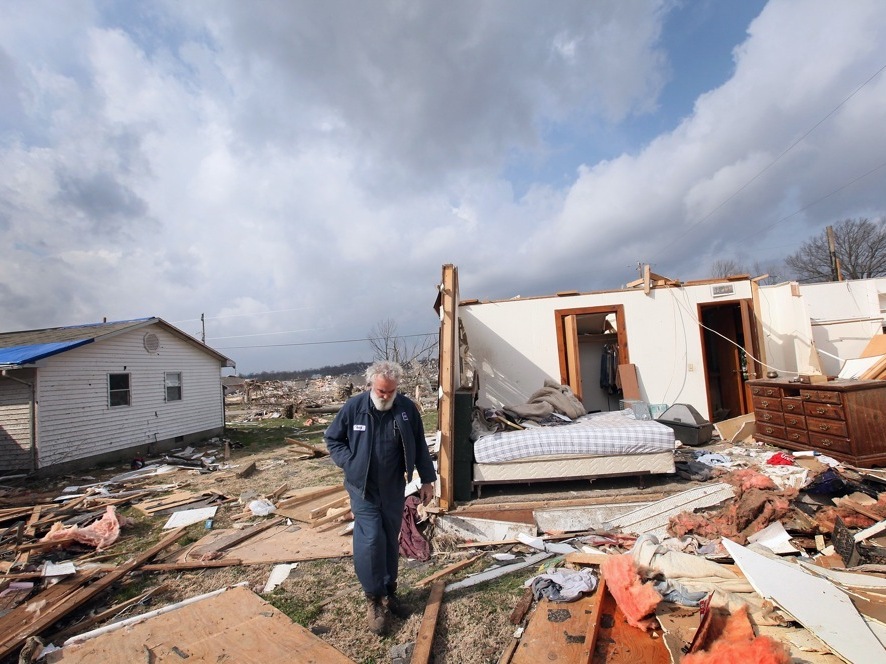 As Morning Breaks, Tornadoes' Destruction Remains WBUR News
