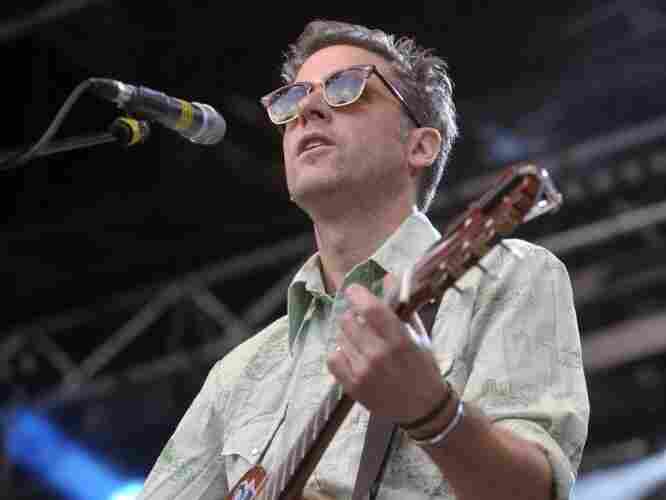 Calexico singer Joey Burns performs on the main stage during the 18th Rock Oz'Arenes festival in Avenches, Switzerland, in 2009.