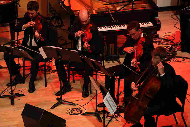 Deacon, the Calder Quartet and the NOW Ensemble joined forces for 'An Opal Toad with Obsidian Eyes.'.