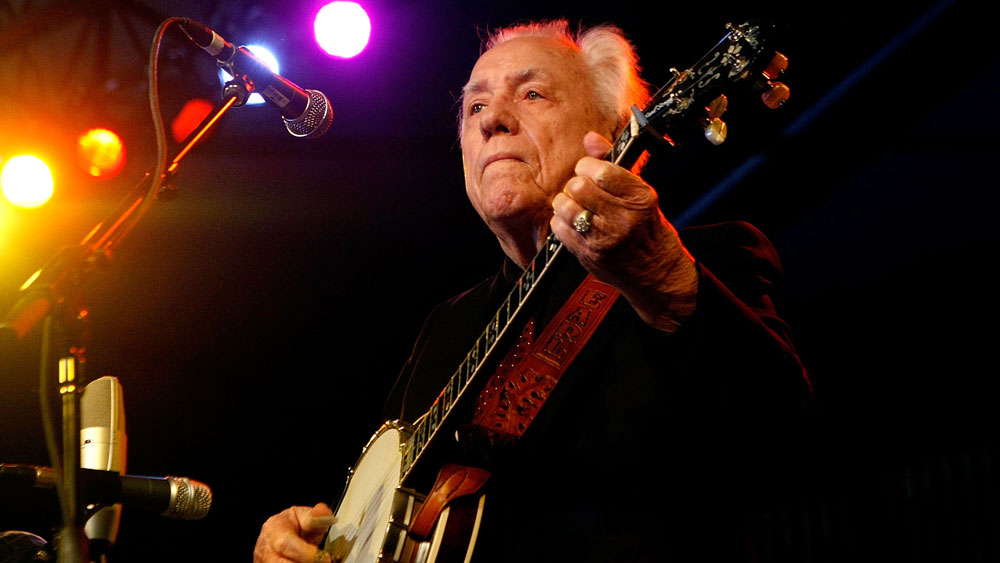 Earl Scruggs performing at Stagecoach, a country music festival held in Indio, Calif., in 2008. (Getty Images)