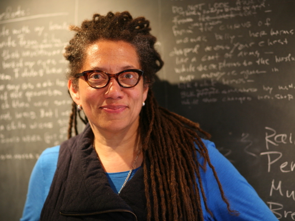 Nikky Finney is an award-winning poet and the Provost's Distinguished Service Professor of English at the University of Kentucky. (Noah Adams/NPR)