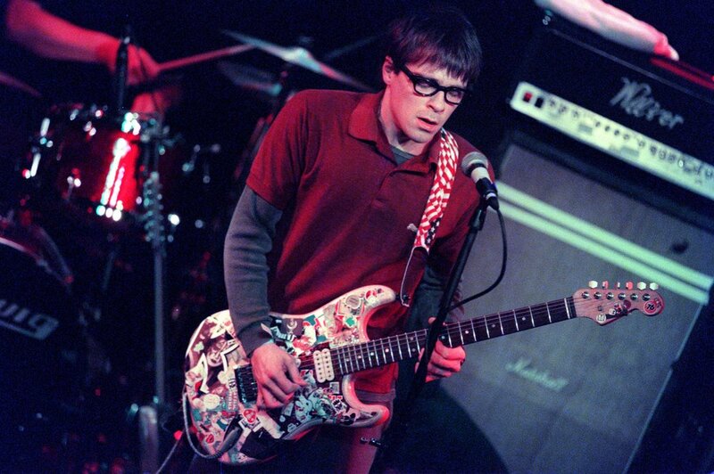 Weezer's Rivers Cuomo typically favors a Marshall 4x12 cabinet, just loud enough to make the chorus to "Say It Ain't So" extra fist-pump-worthy. 