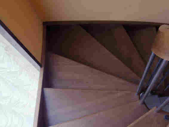 Stairs.