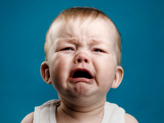 baby cranky after 4 month shots