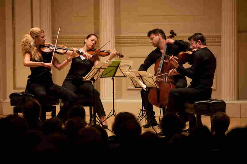 The Pavel Haas Quartet (Veronika Jaruskova and Eva Karova, violins; Pavel Nikl, viola; and Peter Jarusek, cello) gave an intimate and richly realized concert of music by Tchaikovsky, Shostakovich and Smetana at Carnegie Hall's Weill Recital Hall on April 27, 2012.