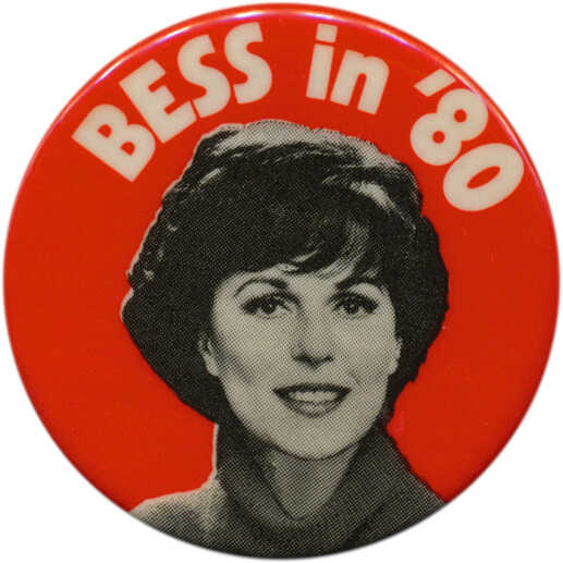 Bess Myerson button