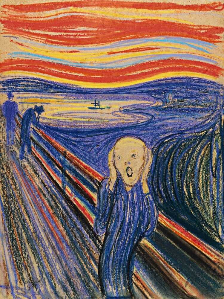 The Scream (painting by Edvard Munch), Description & Facts