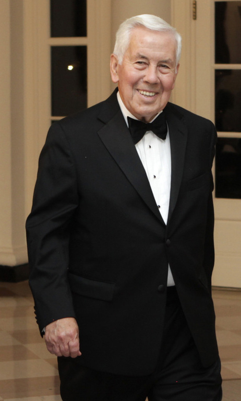 Sen. Richard Lugar, R-Ind., attends a state dinner at the White House on Oct. 13, 2011. (Yuri Gripas/Reuters /Landov)