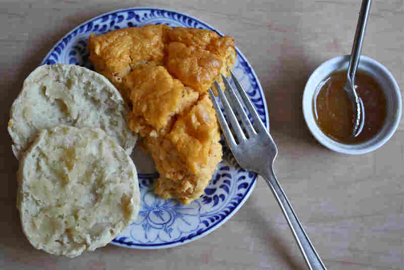 Sweet Potato Souffle (With Honey-Buttermilk Biscuits)