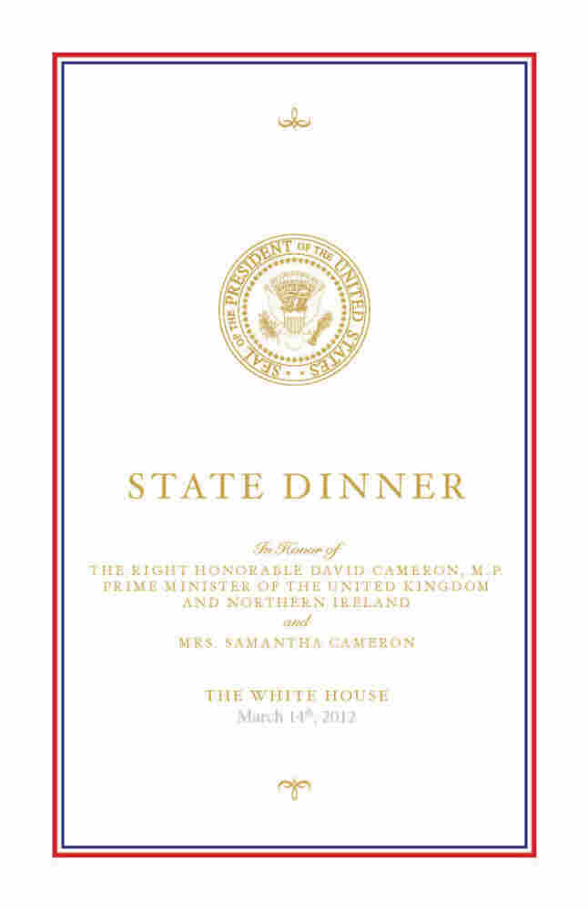White House State Dinner with David Cameron
