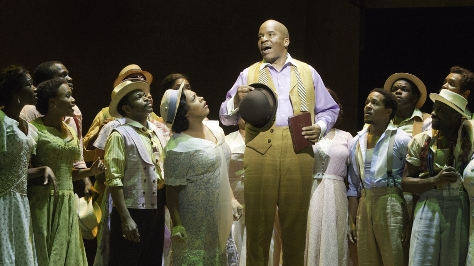 In <em>Porgy and Bess</em>, David Alan Grier plays the drug dealer Sporting Life, a role closely associated with Sammy Davis Jr. and Cab Calloway. (Courtesy of the American Repertory Theater)
