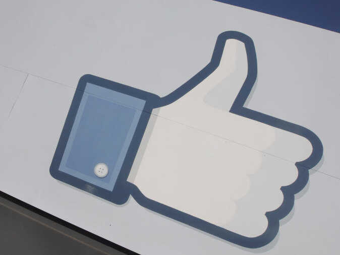The Facebook thumb.