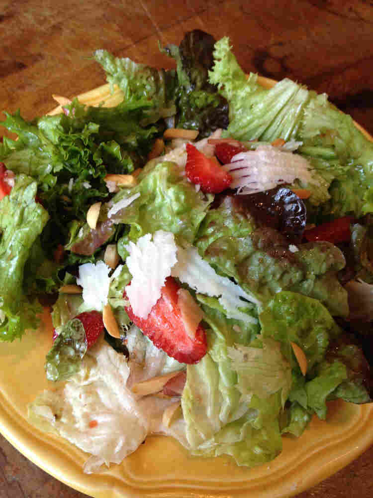 Mixed Greens With Strawberries