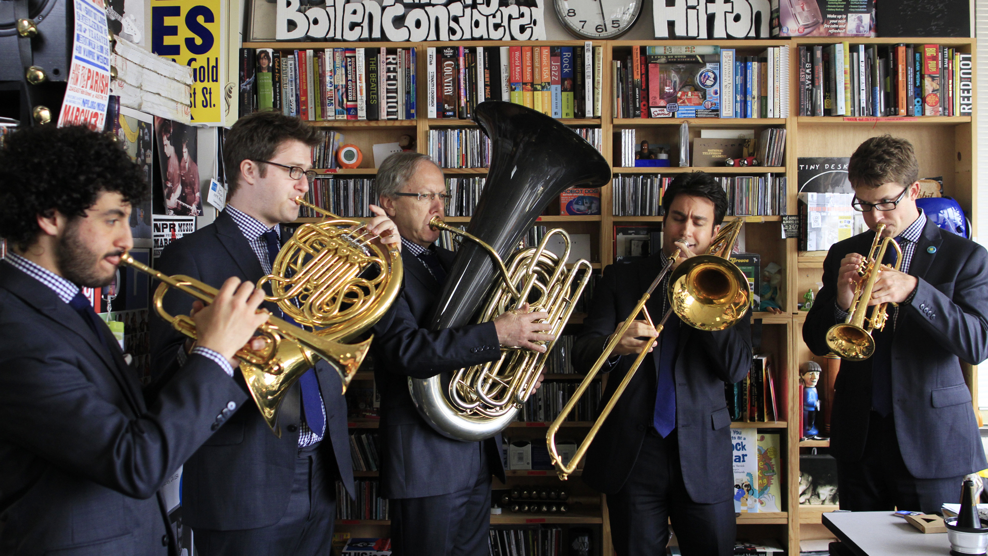 Canadian Brass Tiny Desk Concert NPR