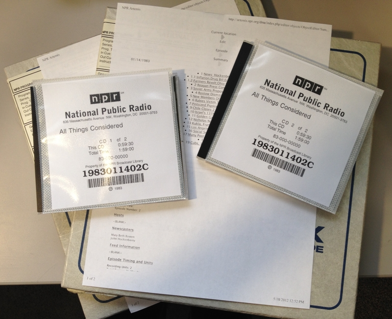 A Sticky Situation Baking the Tapes NPR Extra NPR