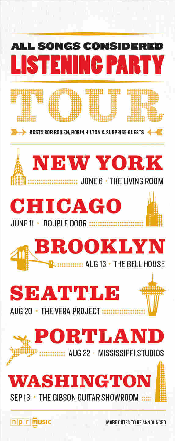 All Songs Considered tour poster