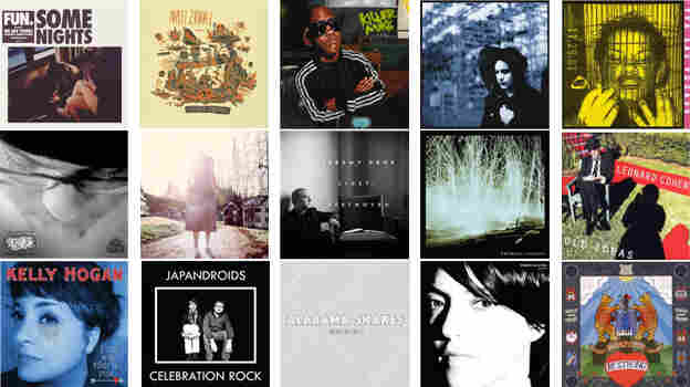 Some of the album covers for NPR Music's 25 Favorite Albums Of 2012 (So Far).