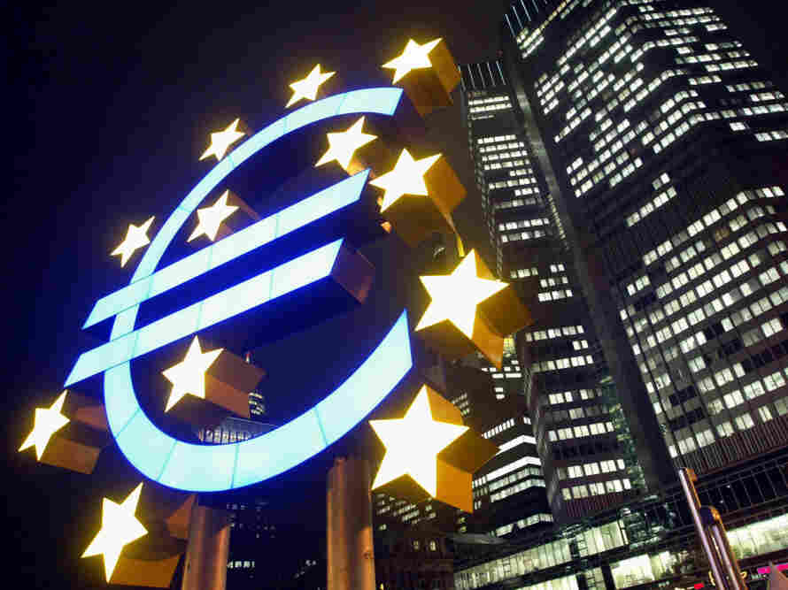 European Central Bank headquarters.
