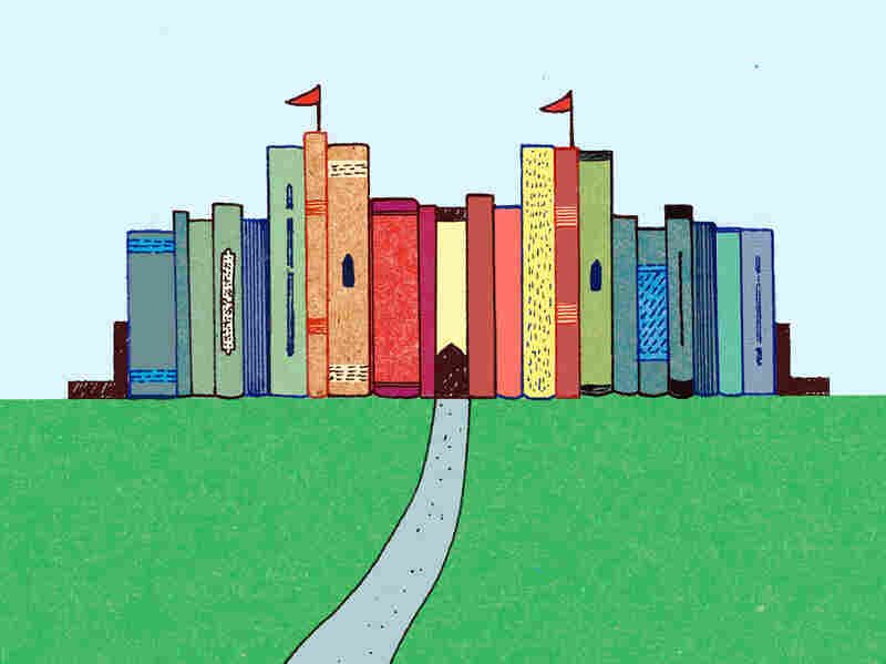 Illustration: Castle made of books