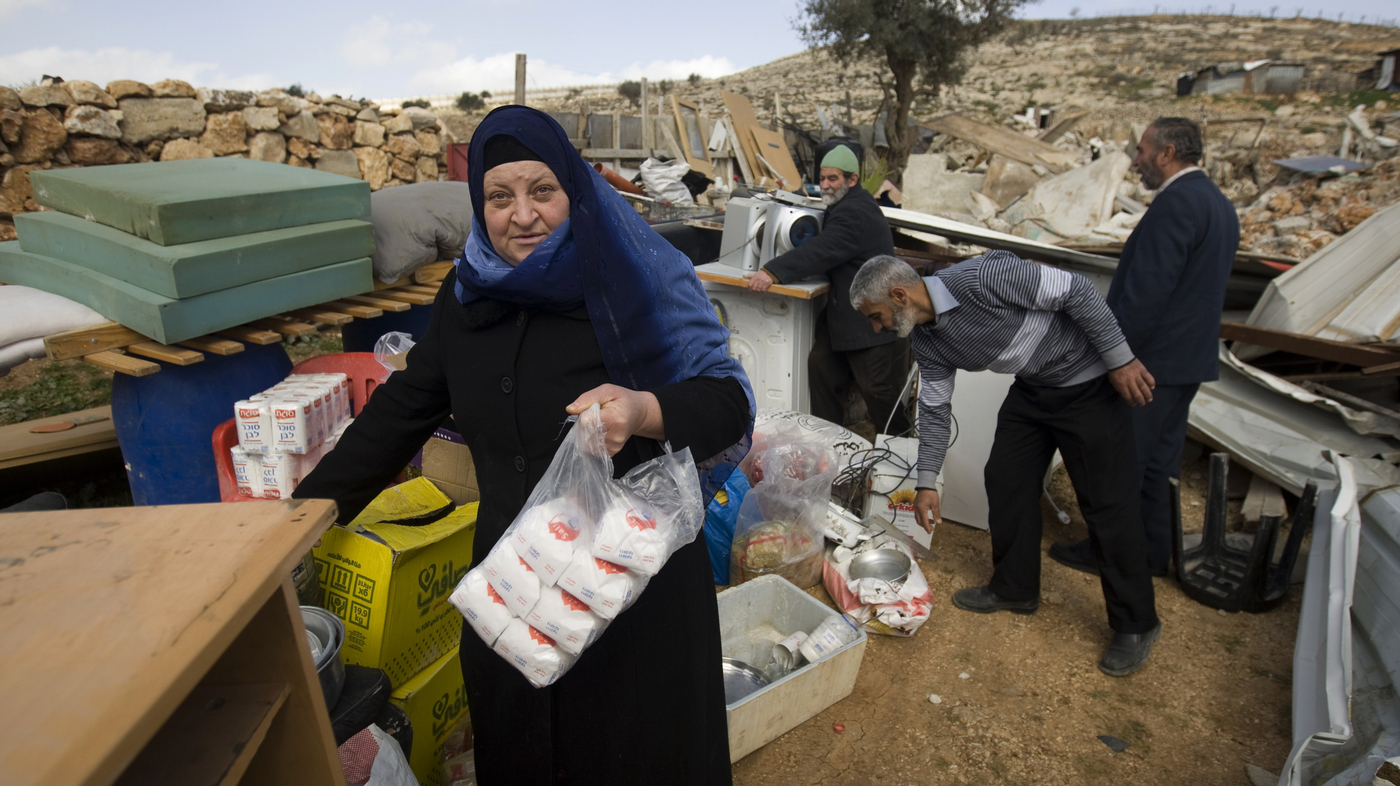 Walls Of Palestinian Homes Come Tumbling Down : NPR