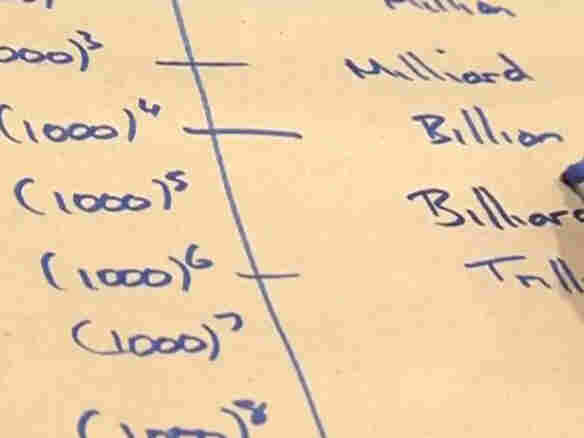 A frame from "How big is a billion?"