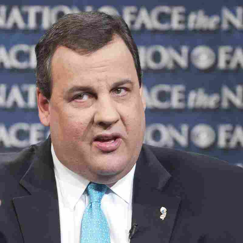 In this handout photo provided by CBS News, New Jersey Gov. Chris Christie visits Face The Nation on February 26 in Washington, D.C.