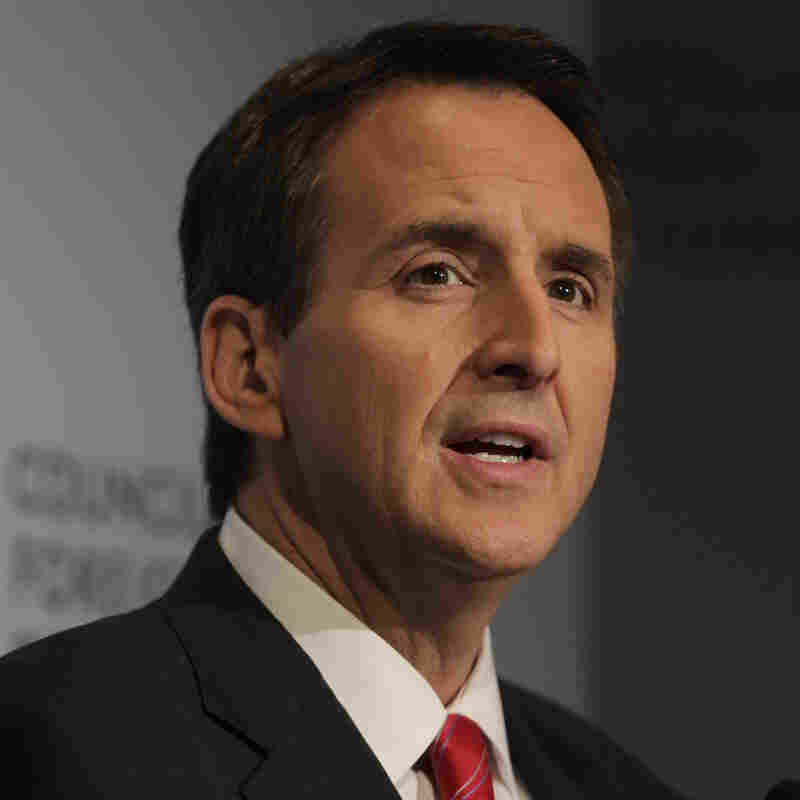 Former Minnesota Gov. Tim Pawlenty speaks at the Council on Foreign Relations in New York on June 28, 2011.