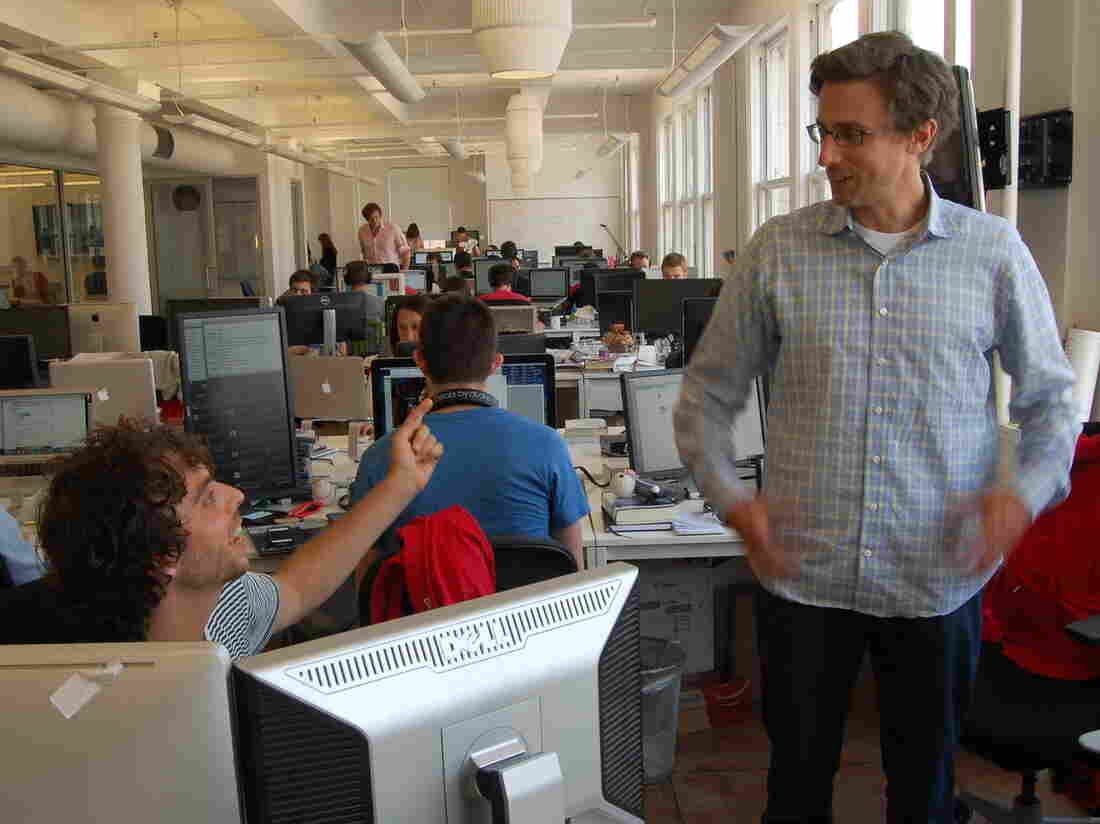 Matt Stopera (left) and Jonah Peretti (right)