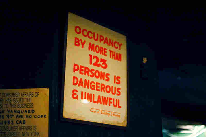 Max Gordon once described the Vanguard's patrons as "poets, WPA writers, hustlers, insomniacs, college students from the Bronx and Brooklyn, broads on the make, musicians and moochers, all of them crowding the place every night to let off steam." That's a lot of people.