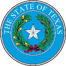 The official seal of Texas.