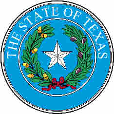 The official seal of Texas.