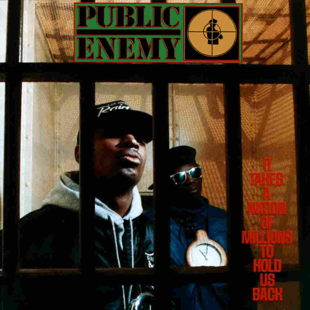 Cover of Public Enemy's 1988 album It Takes a Nation of Millions to Hold Us Back.