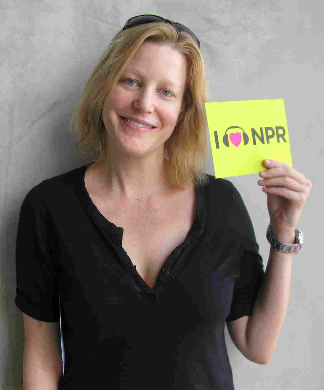 Anna Gunn at NPR West.