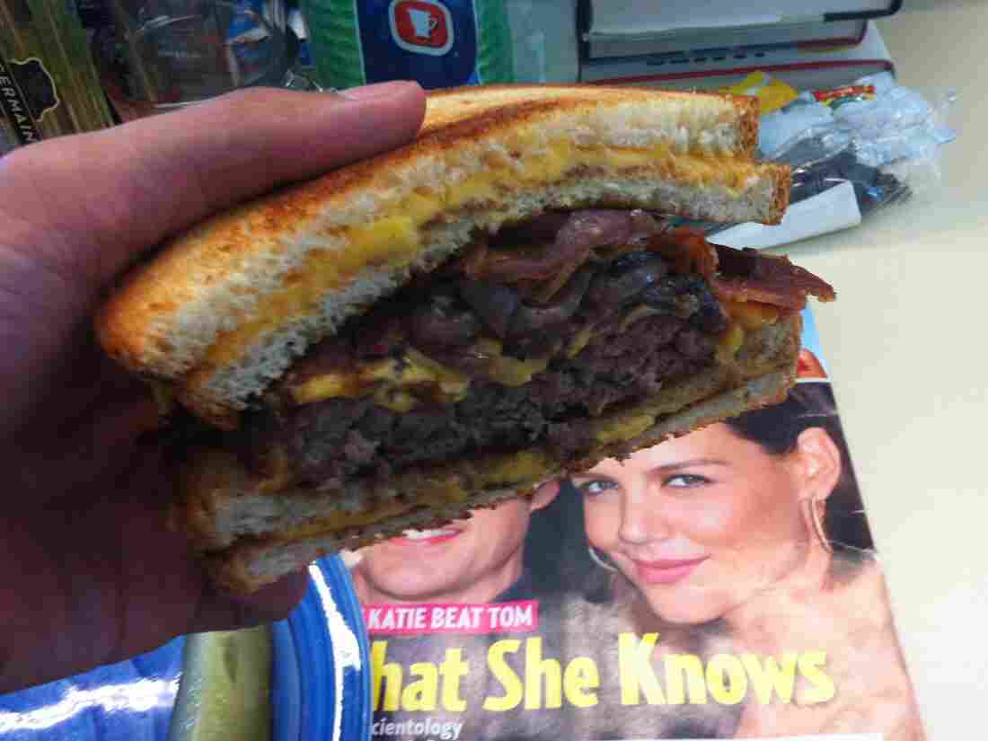 The sandwich.