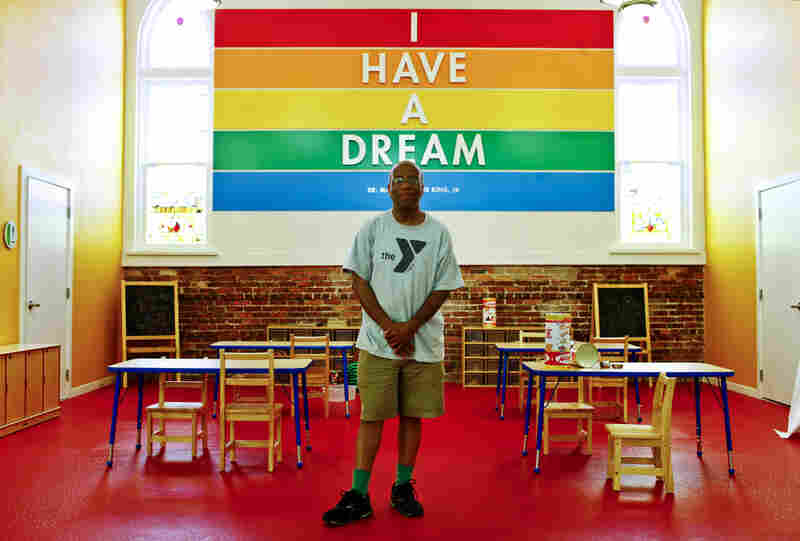 Robert "Pete" Edwards is a registered Republican who argues that Obama has not done enough for the black community. Edwards' grandson, Michael Bailey, 2, was the last baby baptized in the historic St. Paul's church, before the building was sold and turned into a community center.