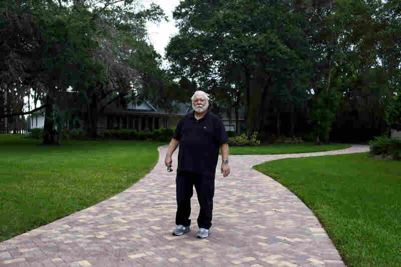 Roland Lamb and his wife live behind an automated gate across the street from a trailer park. The Lambs are malpractice lawyers. "The truth is," says Lamb, "I'm not much of a good neighbor. You can tell by my gargoyles, I'm not welcoming." He voted for President Obama in 2008 and, despite some frustrations, will vote for him again this year.