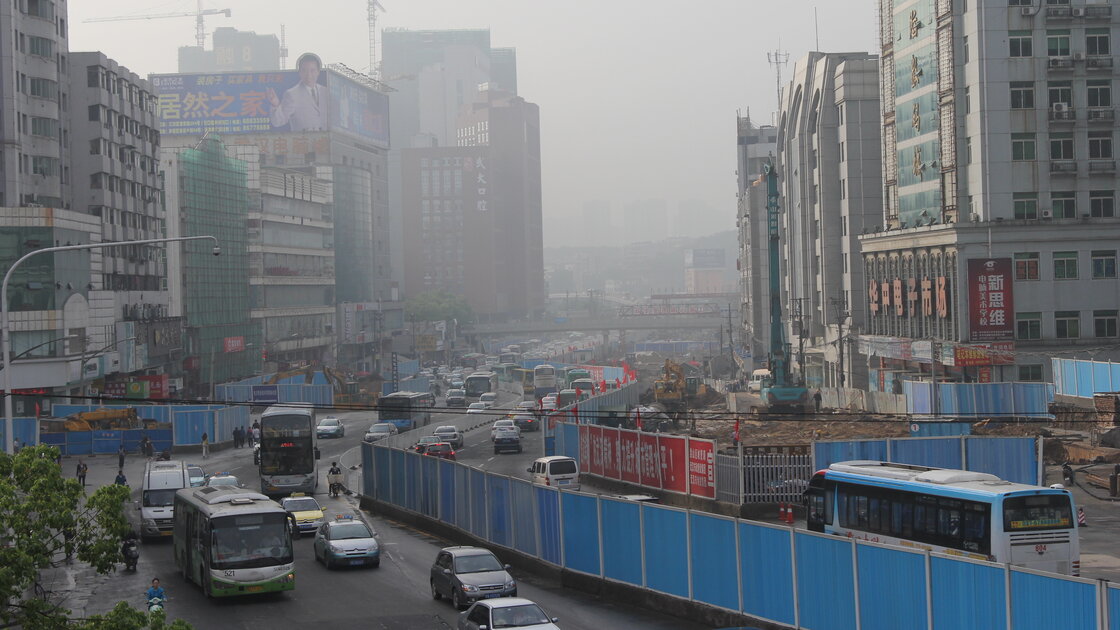 The central Chinese city of Wuhan has a population of 10 million people, more than than New York City. Wuhan's economy is growing at a rapid clip, and the local government is building three subway lines in order to help ease traffic congestion and commute times.