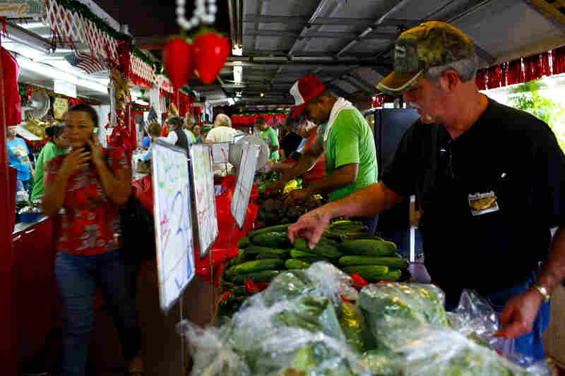 The market has grown from a simple fruit stand to a full-blown farmers market, open to the public seven days a week.