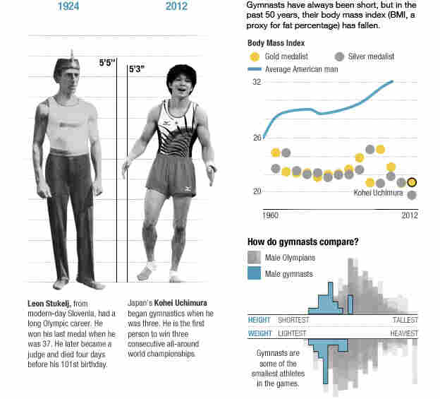The physics of gymnasts.