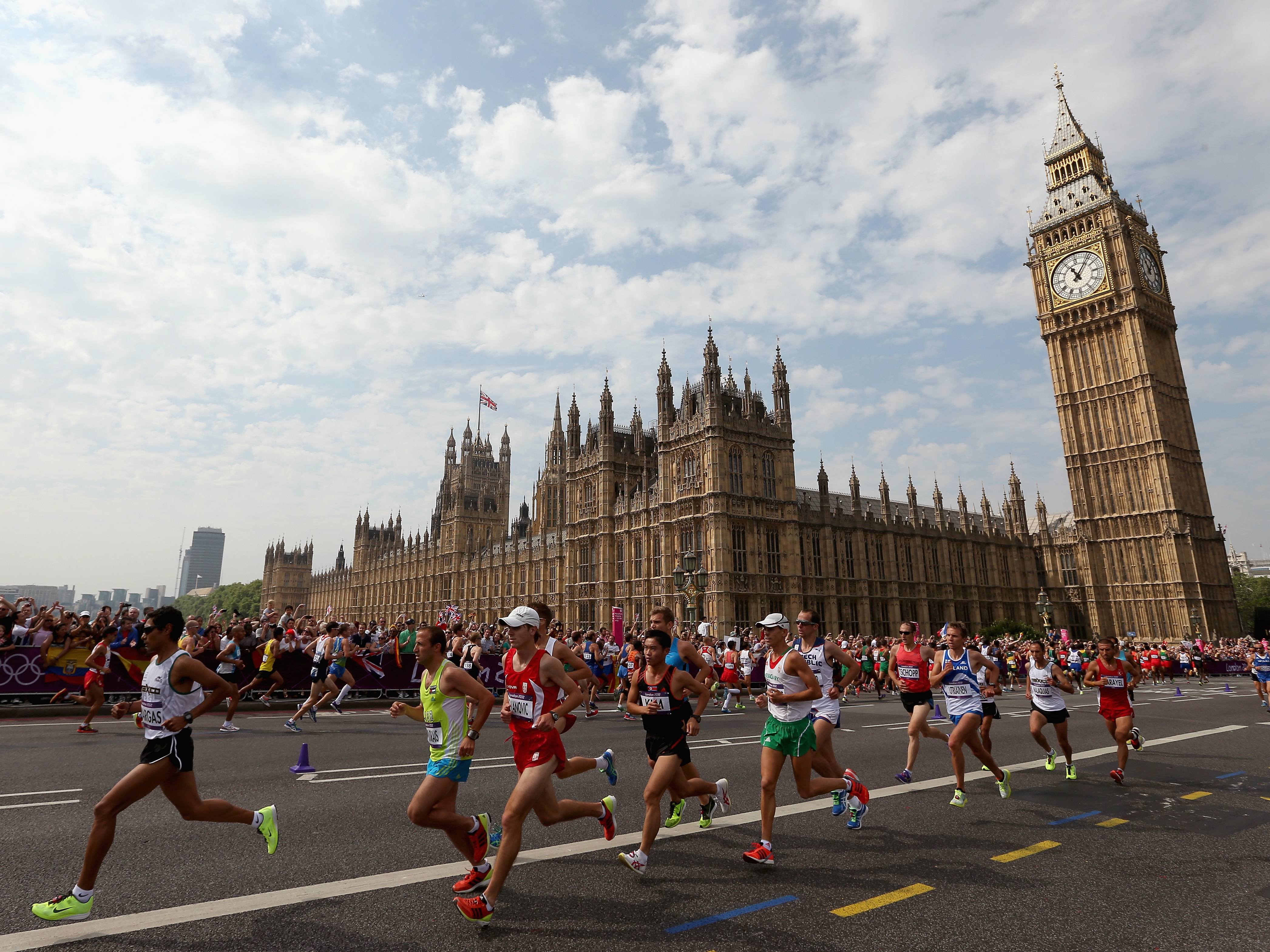 Ugandan Stephen Kiprotich Wins Men's Marathon