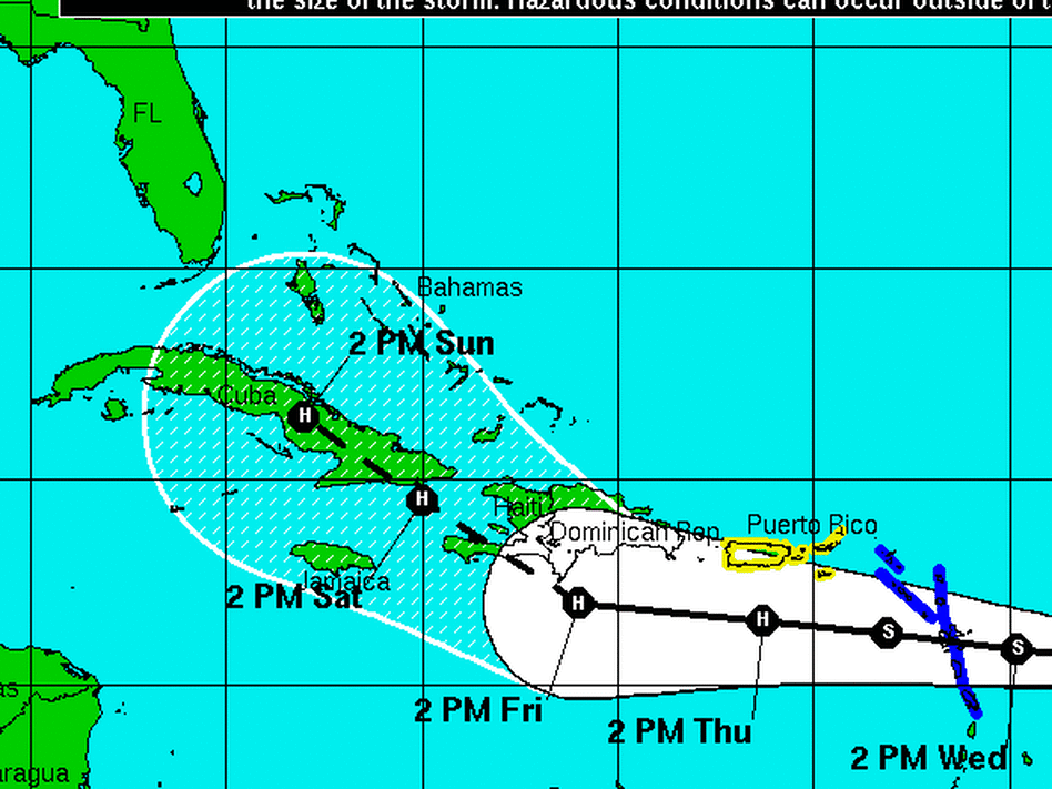 Tropical Storm Isaac Forms In Atlantic, Puerto Rico Under Storm Watch