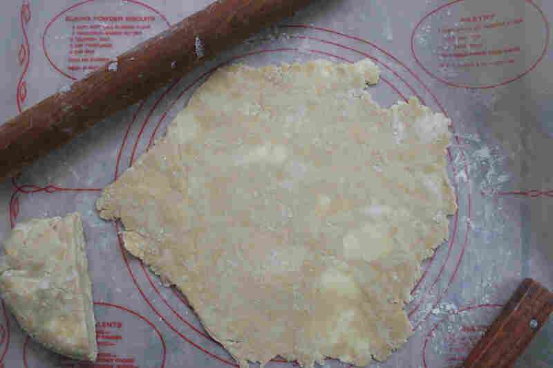 Rolling out the pie crust